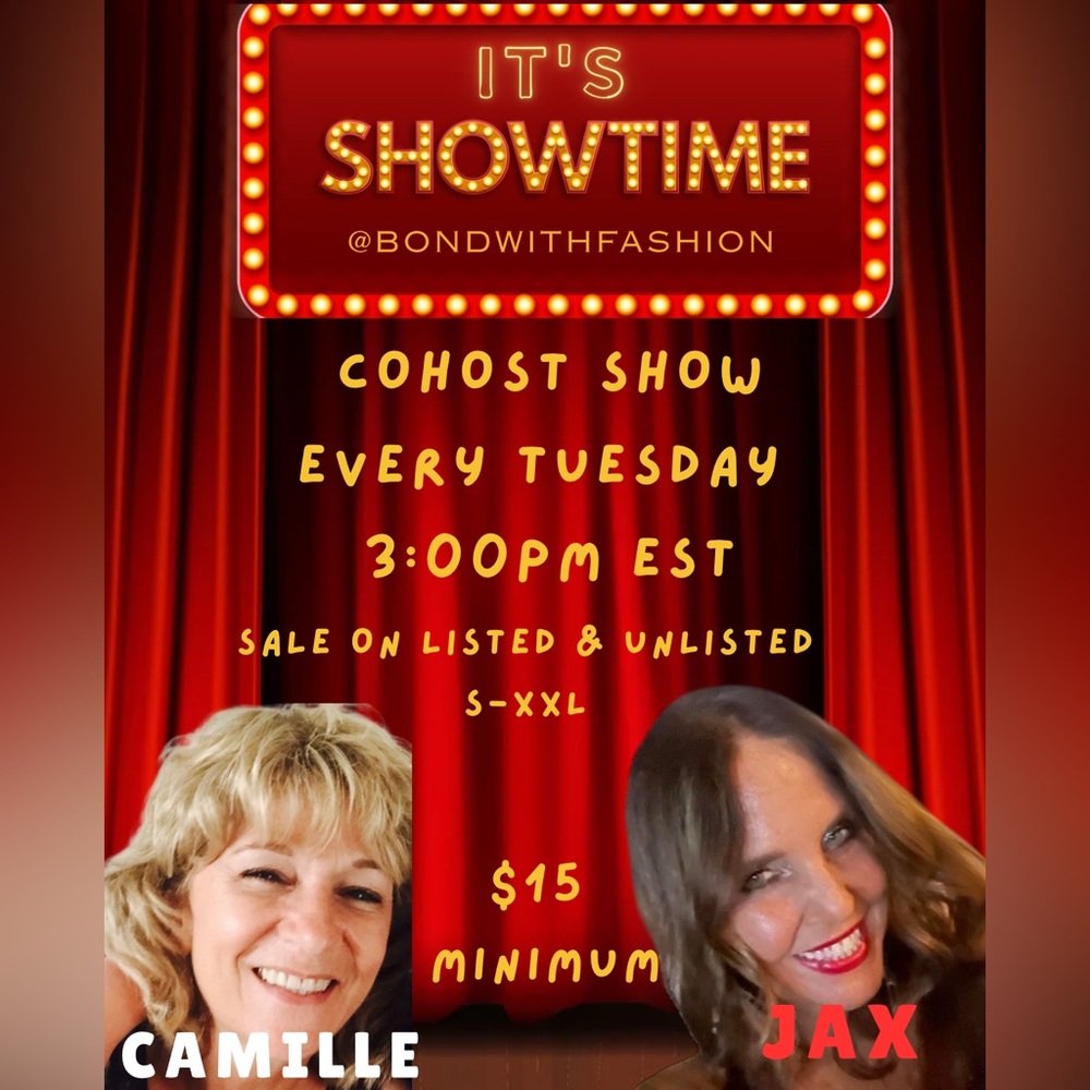 PLEASE LIKE & SHARE TO BE NOTIFIED WHEN WE COHOST OUR LIVE SHOWS! EVERY TUESDAY